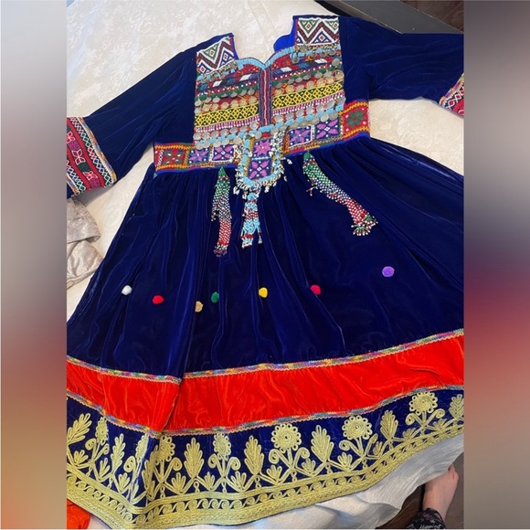 Embroidered Multicolor Dress - Picture 9 of 9